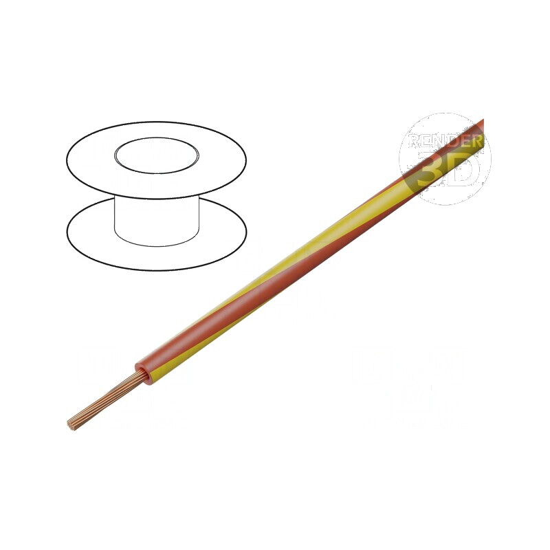Cablu electric H05V-K LgY 0,35mm² PVC roșu-galben 300V/500V | Electronic-mag.ro | Componente Electronice Cablu electric H05V-K LgY 0,35mm² PVC roșu-galben 300V/500V | Electronic-mag.ro | Componente Electronice
