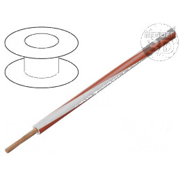 Cablu H05V-K, LgY, cupru litat 0,35mm² PVC alb-roșu 300V 500V | Electronic-mag.ro | Componente Electronice