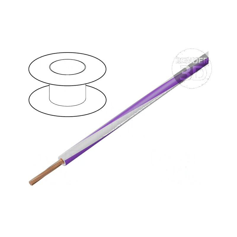 Cablu H05V-K LgY 0,35mm2 PVC alb-violet 300V 500V | Electronic-mag.ro | Componente Electronice Cablu H05V-K LgY 0,35mm2 PVC alb-violet 300V 500V | Electronic-mag.ro | Componente Electronice