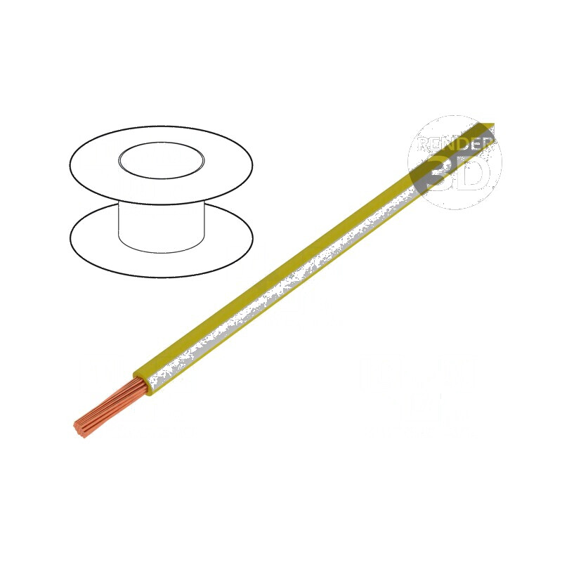 Cablu H05V-K LgY cu litare cupru 0,35mm2 PVC galben-alb 300V 500V | Electronic-mag.ro | Componente Electronice Cablu H05V-K LgY cu litare cupru 0,35mm2 PVC galben-alb 300V 500V | Electronic-mag.ro | Componente Electronice