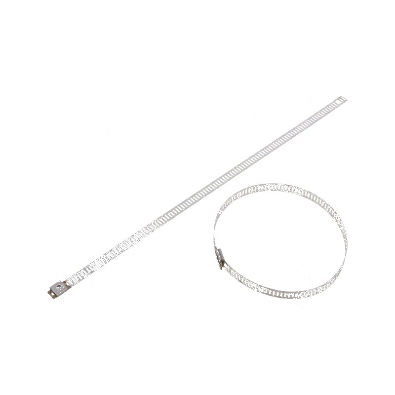 Colier de strângere din oțel inoxidabil AISI 304, 250mm x 7mm | Electronic-mag.ro | Componente Electronice