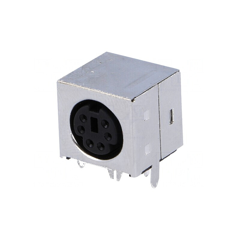 Conector DIN mini soclu mamă 6 pini THT unghi 90° | Electronic-mag.ro | Componente Electronice Conector DIN mini soclu mamă 6 pini THT unghi 90° | Electronic-mag.ro | Componente Electronice