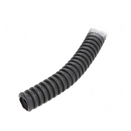 Tub de protecție PVC gri închis 16mm x 50m 750N | Electronic-mag.ro | Componente Electronice