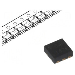 Diodă TVS rețea unidirecțională 6V 6A 150W SLP1616P6 Ch: 4 | Electronic-mag.ro | Componente Electronice