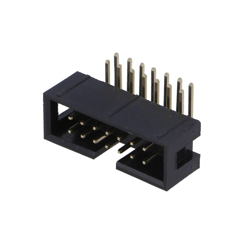 Conector IDC soclu tată 14 pini unghi 90° THT aurit 2,54mm | Electronic-mag.ro | Componente Electronice Conector IDC soclu tată 14 pini unghi 90° THT aurit 2,54mm | Electronic-mag.ro | Componente Electronice