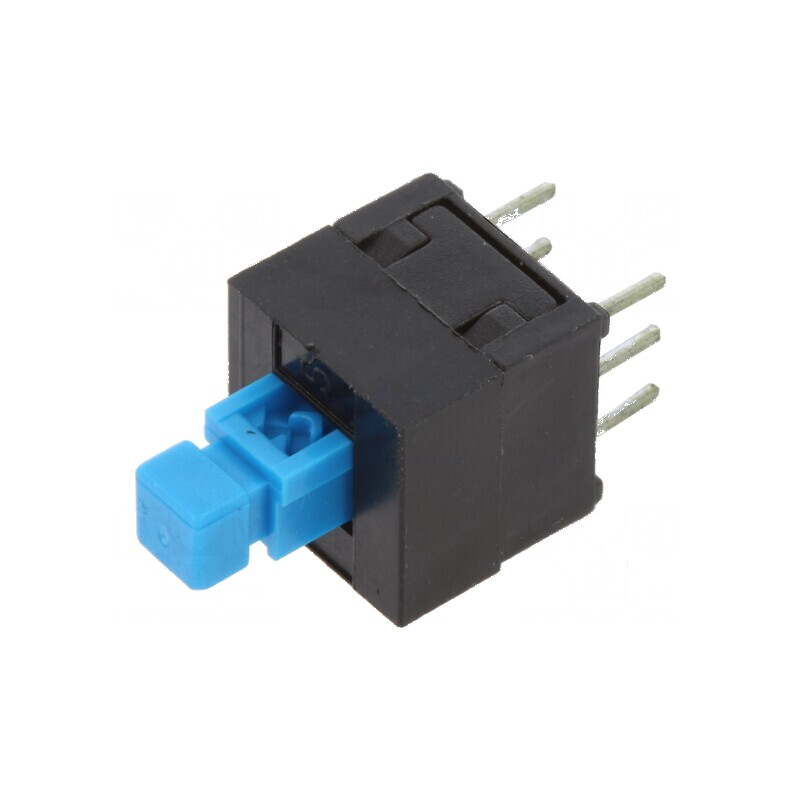Comutator acționat prin apăsare Poz 2 DPDT 0,1A/30VDC THT - Comutator electric pentru aplicații diverse | Electronic-mag.ro | Componente Electronice