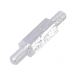 Piuliță distanțieră filetată hexagonală M4, 15mm | Electronic-mag.ro | Componente Electronice