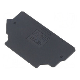 Capac final gri închis pentru temperaturi 55÷110°C UL94V-0 Entrelec | Electronic-mag.ro | Componente Electronice