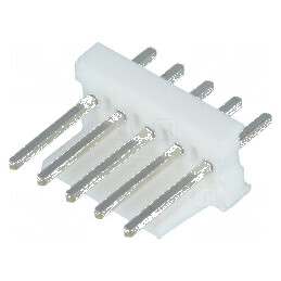 Conector cablu-placă soclu tată 5 pini polarizați 2,54mm THT | Electronic-mag.ro | Componente Electronice