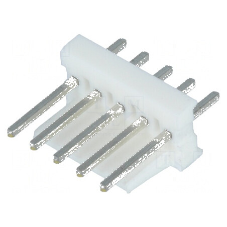 Conector cablu-placă soclu tată 5 pini polarizați 2,54mm THT | Electronic-mag.ro | Componente Electronice