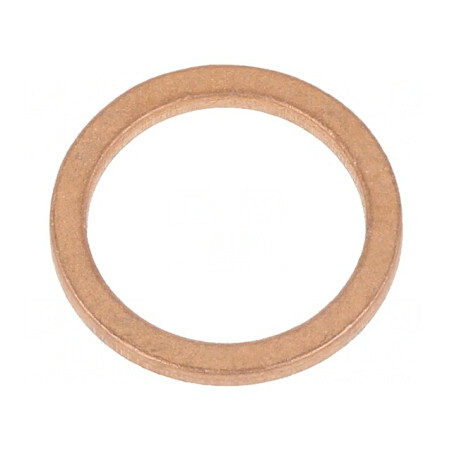 Garnitură cupru 1,5mm, Ø interior 12mm, Ø exterior 16mm, conform standardului DIN 7603 | Electronic-mag.ro | Componente Electronice