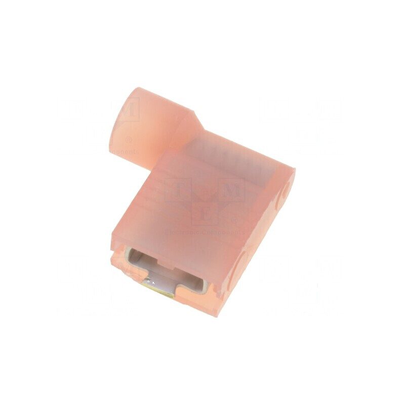 Terminal plat 6,35mm mamă 0,35÷0,8mm2 crimpat izolat 0,8mm | Electronic-mag.ro | Componente Electronice