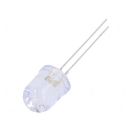 LED Alb Rece 10mm 7000mcd 30° Convex 3-13VDC | Electronic-mag.ro | Componente Electronice