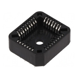 Soclu PLCC32 THT bronz-fosfor cositorit pentru circuite integrate | Electronic-mag.ro | Componente Electronice