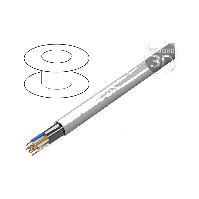 Cablu F/UTP 4x2x24AWG 5e CCA PVC gri 100m Ø5,7mm - Sârmă de rețea de calitate superioară | Electronic-mag.ro | Componente Electronice Cablu F/UTP 4x2x24AWG 5e CCA PVC gri 100m Ø5,7mm - Sârmă de rețea de calitate superioară | Electronic-mag.ro | Componente Electronice