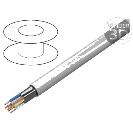Cablu F/UTP 4x2x24AWG 5e CCA PVC gri 100m Ø5,7mm - Sârmă de rețea de calitate superioară | Electronic-mag.ro | Componente Electronice