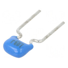 Condensator ceramic MLCC 100nF 50V C0G (NP0) ±5% THT 5mm - Componentă electronică | Electronic-mag.ro | Componente Electronice