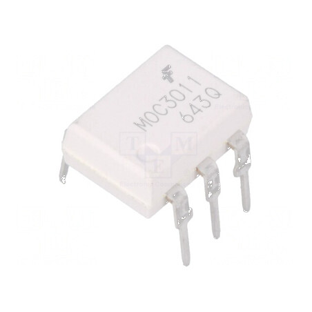 Optotriac 4,17kV MOC301XM DIP6 pentru control triac 400V | Electronic-mag.ro | Componente Electronice