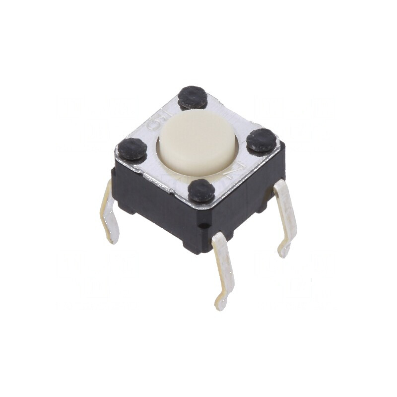 Microîntrerupător TACT SPST-NO 0,05A/24VDC THT Poz: 2 Fără | Electronic-mag.ro | Componente Electronice Microîntrerupător TACT SPST-NO 0,05A/24VDC THT Poz: 2 Fără | Electronic-mag.ro | Componente Electronice