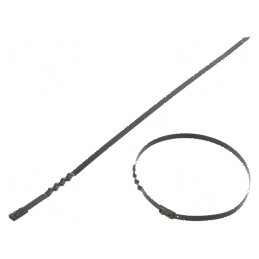 Colier de strângere oțel inoxidabil AISI 304, dimensiuni L: 260mm, W: 4,6mm | Electronic-mag.ro | Componente Electronice