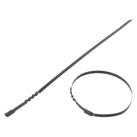 Colier de strângere oțel inoxidabil AISI 304, dimensiuni L: 260mm, W: 4,6mm | Electronic-mag.ro | Componente Electronice
