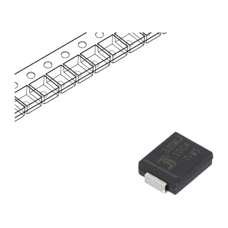 Diodă TVS 3kW 111-123V 18,5A Unidirecțională ±5% SMC pentru Protecția Circuitelor | Electronic-mag.ro | Componente Electronice