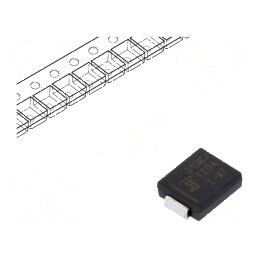 Diodă TVS 3kW 133-148V 15,5A unidirecţională ±5% SMC pentru protecție împotriva supratensiunii | Electronic-mag.ro | Componente Electronice