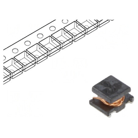 Inductor SMD 4,7uH 800mA 0,19Ω -40÷85°C ±20% 8200 pentru circuite electrice | Electronic-mag.ro | Componente Electronice