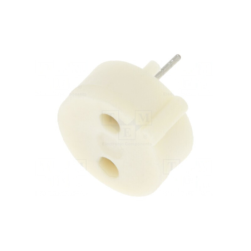 Clemă THT 6,3A termoplast 5,08mm albă 250VAC IP00 pentru conexiuni electrice | Electronic-mag.ro | Componente Electronice