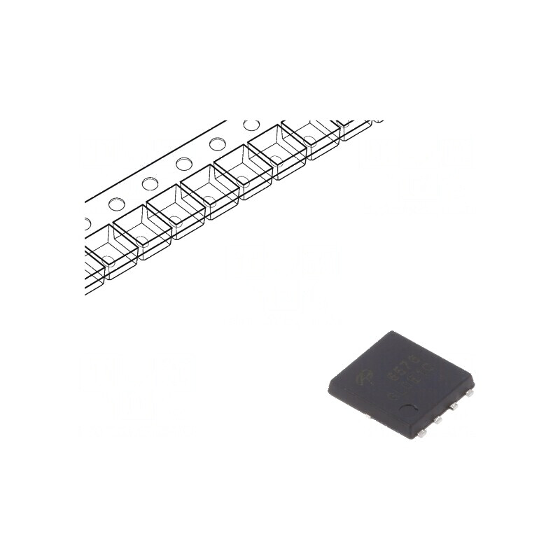 Tranzistor N-MOSFET unipolar 30V 25A 10,4W DFN5x6 - Componentă electronică pentru circuite moderne | Electronic-mag.ro | Componente Electronice