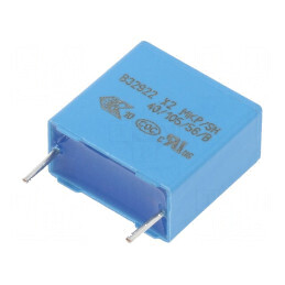 Condensator polipropilenă X2 470nF 18x17,5x9mm THT ±10% - componentă electronică | Electronic-mag.ro | Componente Electronice