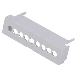 Capac borne gri pentru terminale cu orificiu de 9 și diametru de 5,08mm | Electronic-mag.ro | Componente Electronice