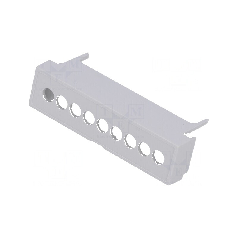 Capac borne gri pentru terminale cu orificiu de 9 și diametru de 5,08mm | Electronic-mag.ro | Componente Electronice Capac borne gri pentru terminale cu orificiu de 9 și diametru de 5,08mm | Electronic-mag.ro | Componente Electronice