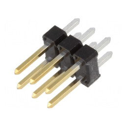 Conector BERGSTIK II 2,54mm cu 6 pini tată pentru şiruri pini | Electronic-mag.ro | Componente Electronice