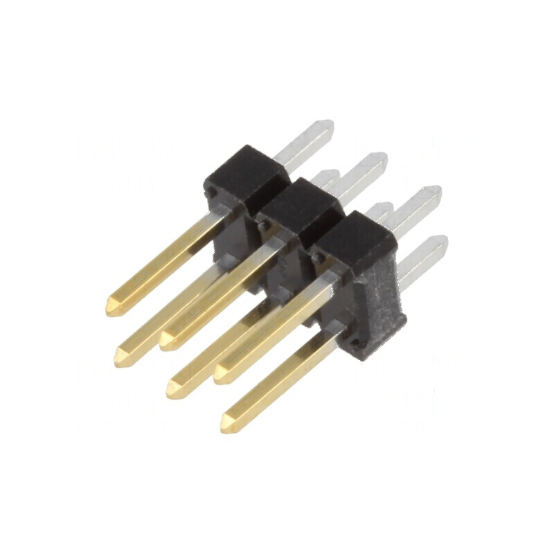 Conector BERGSTIK II 2,54mm cu 6 pini tată pentru şiruri pini | Electronic-mag.ro | Componente Electronice