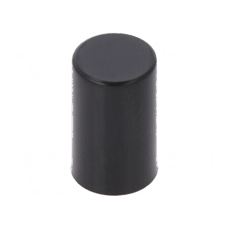 Tastă neagră Ø6x10,2mm 15,4mm pentru dispozitive electronice | Electronic-mag.ro | Componente Electronice