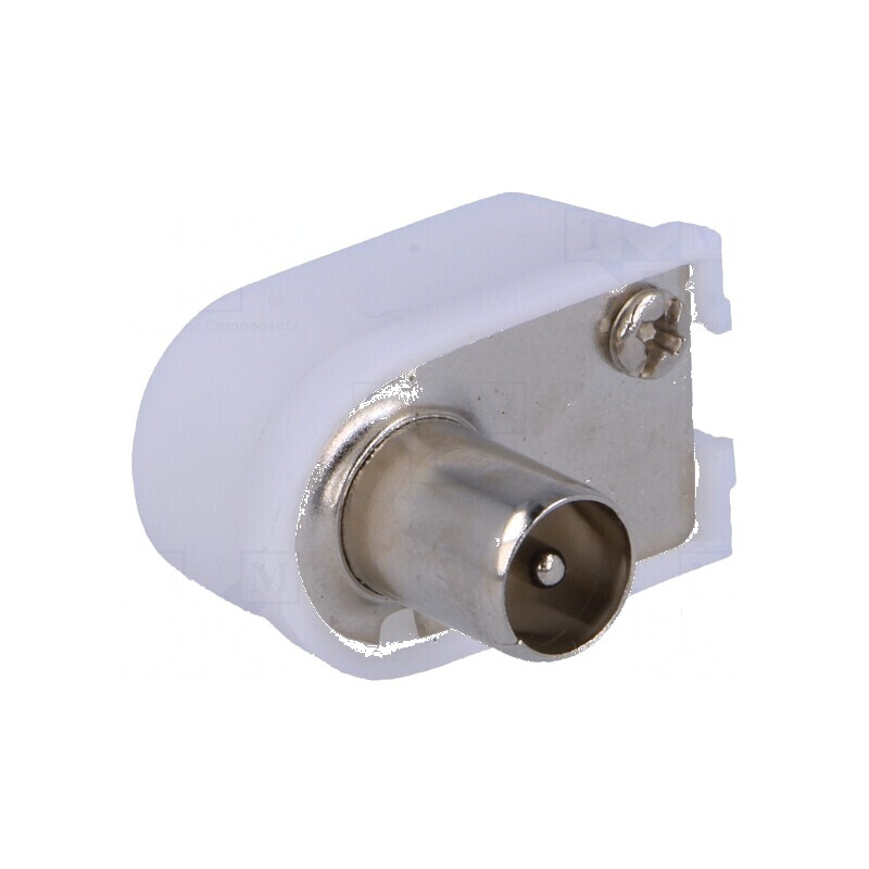 Conector coaxial 9,5mm (IEC 169-2) mufă tată unghi 90° | Electronic-mag.ro | Componente Electronice Conector coaxial 9,5mm (IEC 169-2) mufă tată unghi 90° | Electronic-mag.ro | Componente Electronice
