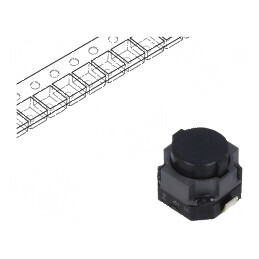 Microîntrerupător TACT SPST 0,05A/12VDC Poz: 2 SMT fără 3N | Electronic-mag.ro | Componente Electronice