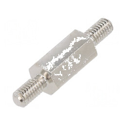 Piuliță distanțieră filetată hexagonală 10mm, filet extern M3 | Electronic-mag.ro | Componente Electronice