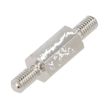 Piuliță distanțieră filetată hexagonală 10mm, filet extern M3 | Electronic-mag.ro | Componente Electronice