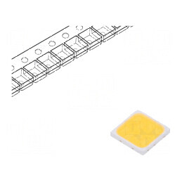 Bec LED alb rece 5000K, 180-240lm, 120°, 20,8-23,2VDC, dimensiuni 5x5x0,7mm | Electronic-mag.ro | Componente Electronice