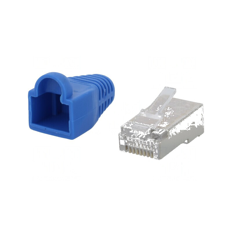 Conector RJ45 Cat 5e ecranat cu manşon aurit tată - mufă PIN 8 | Electronic-mag.ro | Componente Electronice Conector RJ45 Cat 5e ecranat cu manşon aurit tată - mufă PIN 8 | Electronic-mag.ro | Componente Electronice