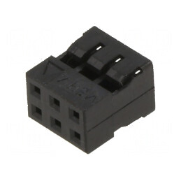 Conector cablu-cablu/PCB mufă mamă 6 pini Milli-Grid, pas 2mm | Electronic-mag.ro | Componente Electronice