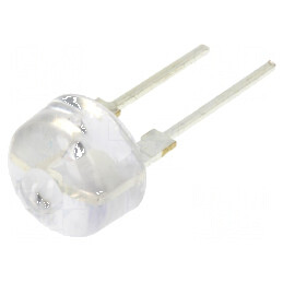 LED 10mm roșie 90000÷120000mcd 12° cu parte frontală convexă | Electronic-mag.ro | Componente Electronice