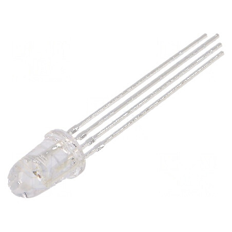LED 5mm RGB 8° Convex, Nr. term: 4, Interval temperatură: -30÷85°C | Electronic-mag.ro | Componente Electronice