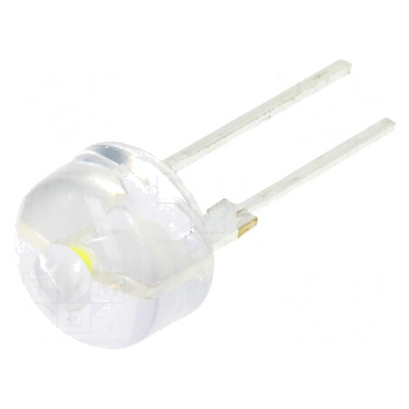 LED 10mm alb rece 90000mcd 17° convex - iluminare eficientă | Electronic-mag.ro | Componente Electronice