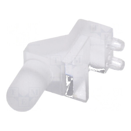 Tub LED Ø3mm cu parte frontală convexă, Y: 5,1mm | Electronic-mag.ro | Componente Electronice