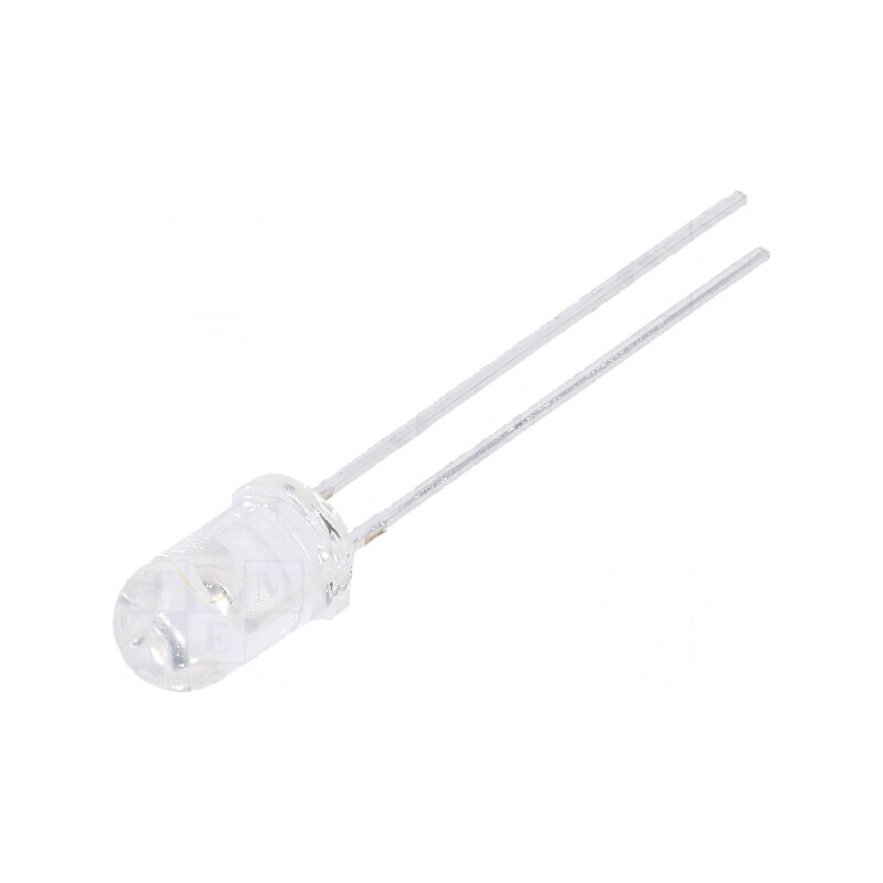Emițător IR 5mm T-1 3/4 850nm Transparent 50mW 22° THT 100mA pentru Proiecte Electronice | Electronic-mag.ro | Componente Electronice