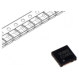 Tranzistor N-MOSFET unipolar DFN3030-8 drenă comună ESD x2 | Electronic-mag.ro | Componente Electronice