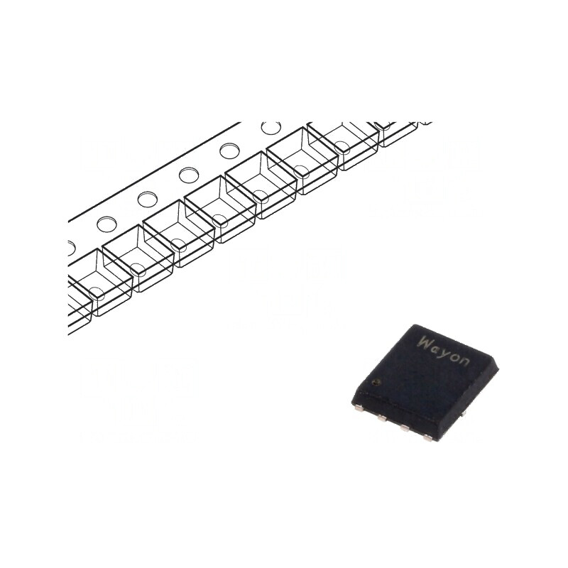 Tranzistor N-MOSFET unipolar PDFN5060-8 x2 - Componente electronice | Electronic-mag.ro | Componente Electronice Tranzistor N-MOSFET unipolar PDFN5060-8 x2 - Componente electronice | Electronic-mag.ro | Componente Electronice